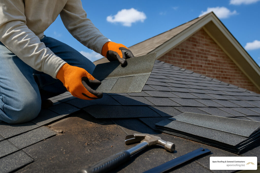 replacing asphalt shingle roof