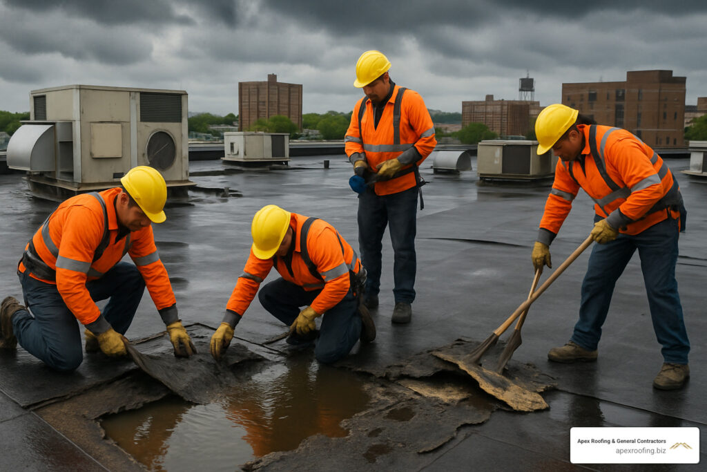 emergency commercial roof repair
