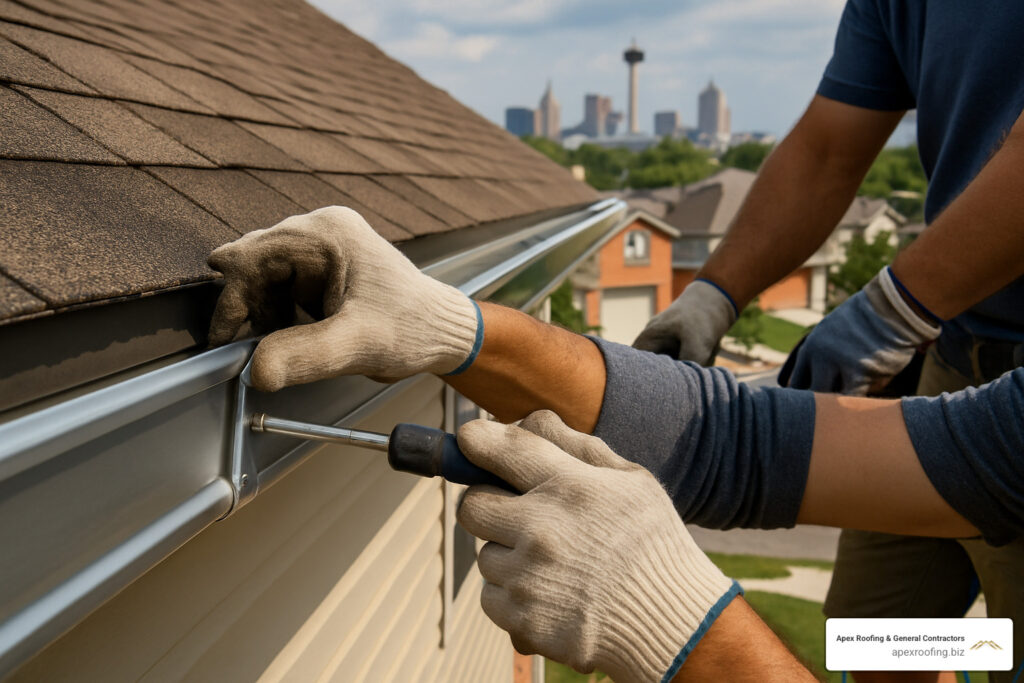 gutter installation San Antonio