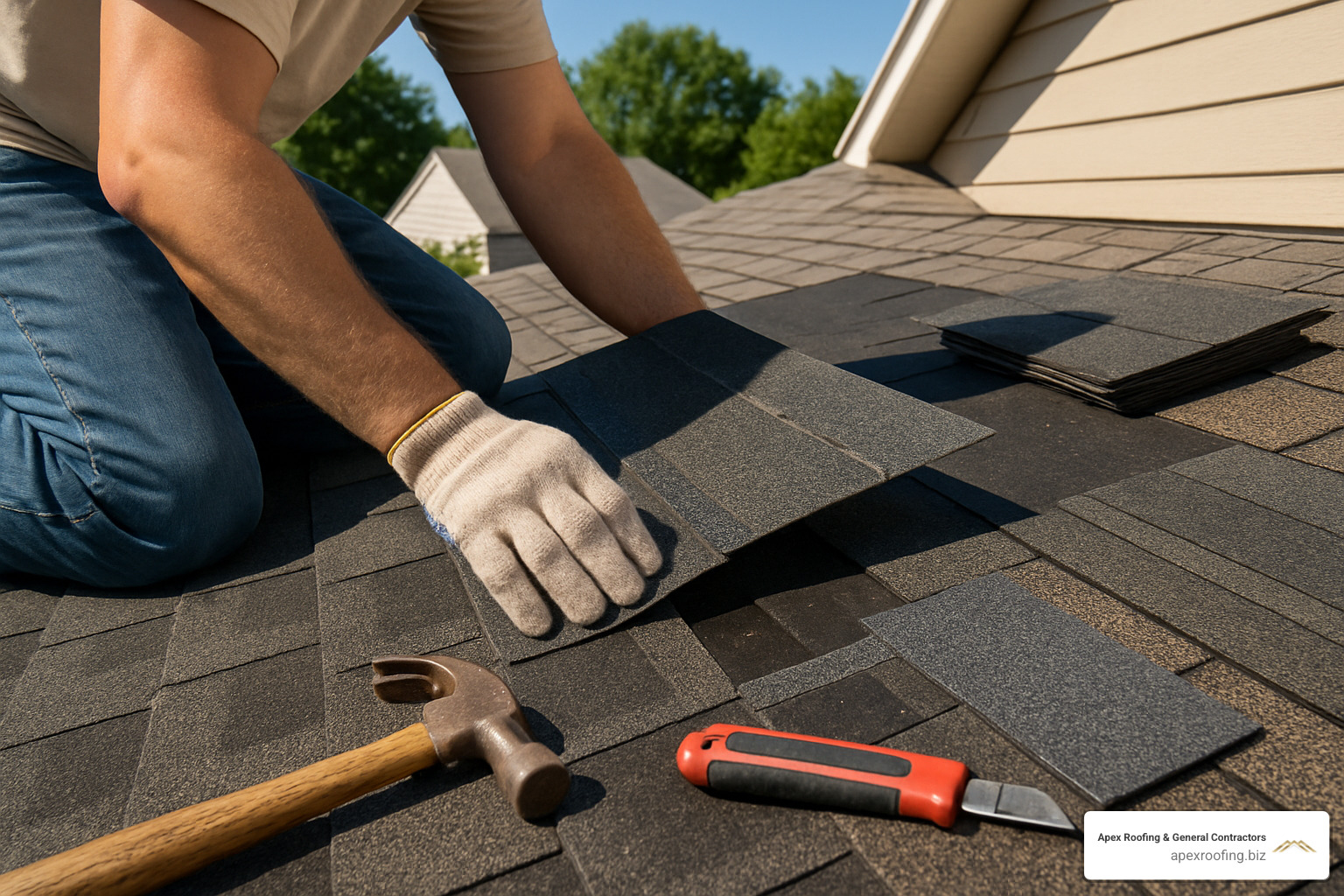 replacing 3 tab shingles