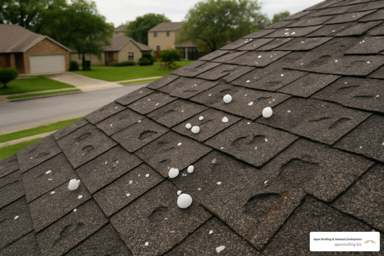 roof hail damage Leon Valley