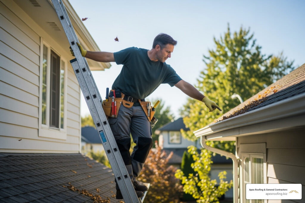 gutter and roof repair handyman