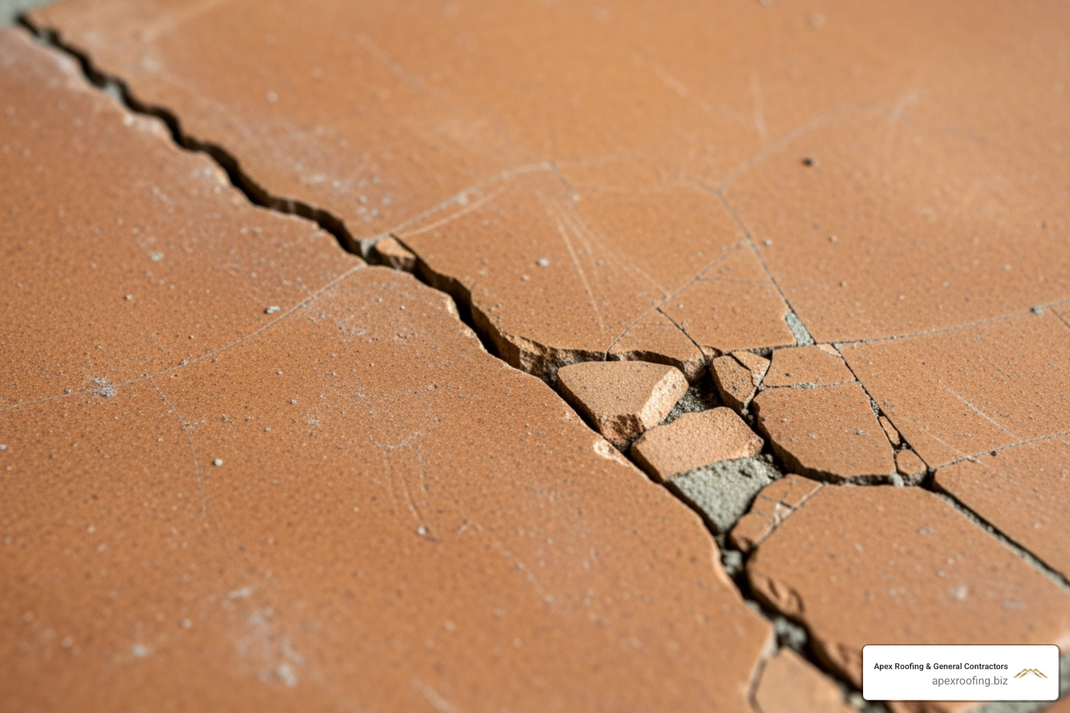 Cracked tile repair