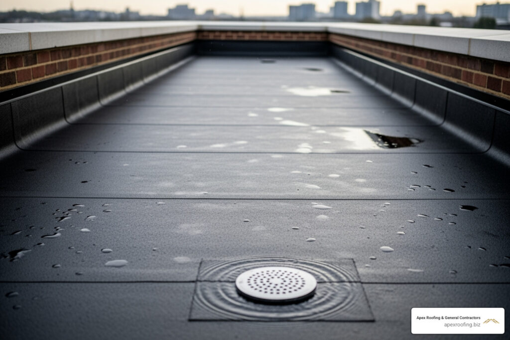 EPDM flat roof repair