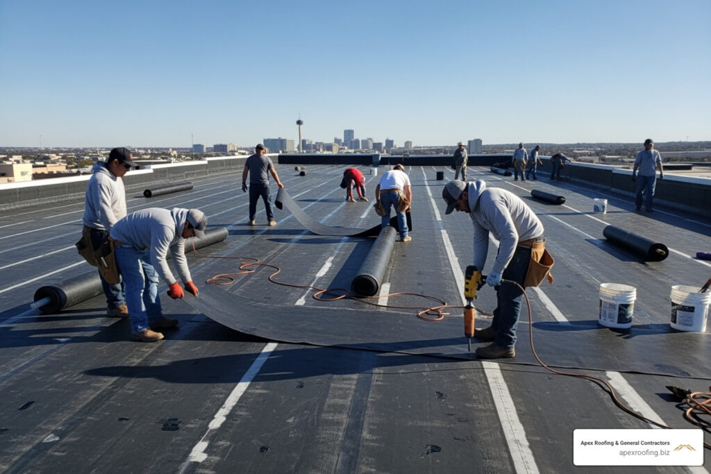 epdm roofing installation services san antonio tx