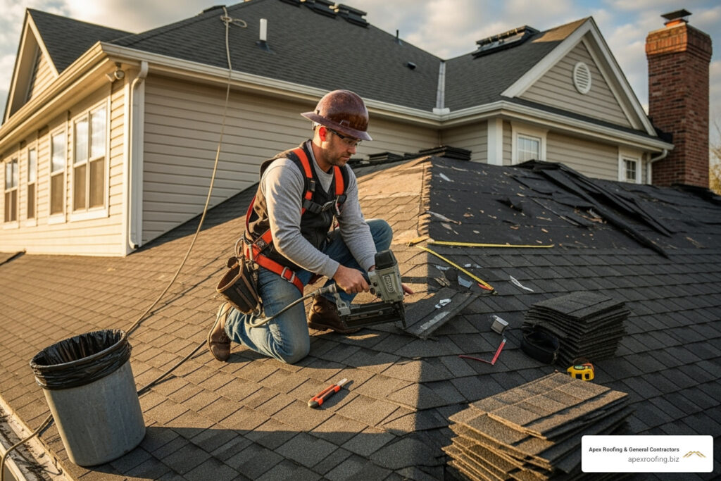 roof shingle replacement