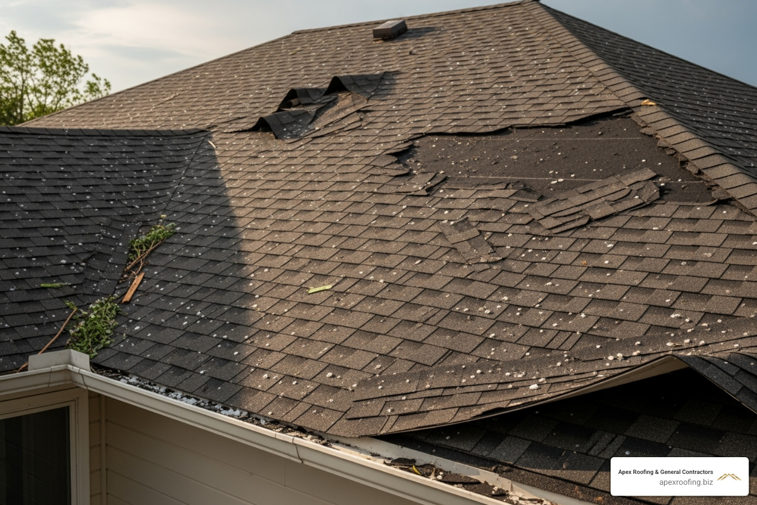 storm damage roof repair