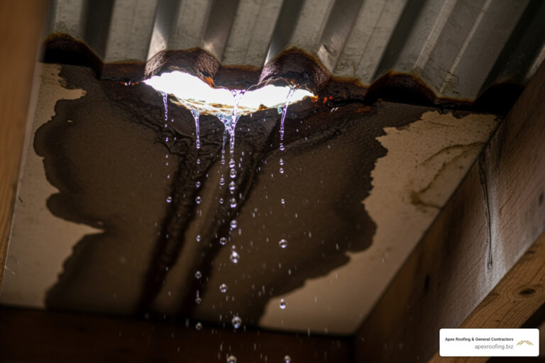 how to repair metal roof leaks