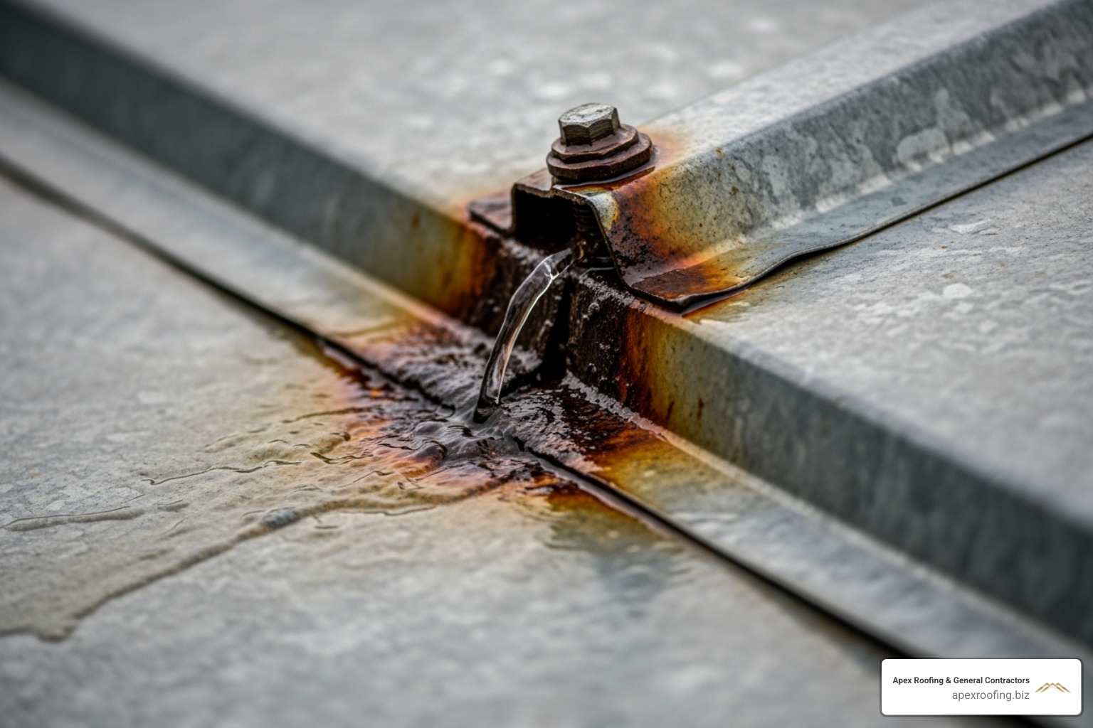 how to repair a leaky metal roof